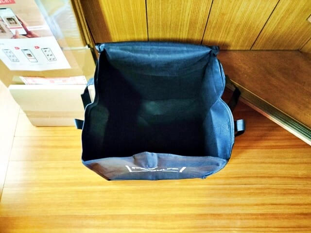 minikuraミニクラ クローゼットプラン 上からBOXを見た