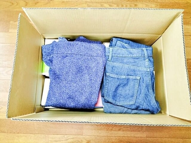 minikuraミニクラ使ってみた HAKOプランワイド 本と洋服